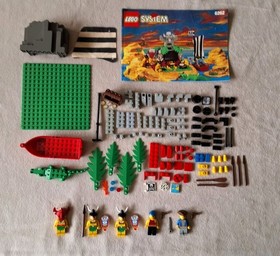 1994 LEGO KING KAHUKA'S THRONE SET, COMPLETE WITH MANUAL