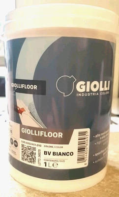 PITTURA COPRENTE PER PAVIMENTI GIOLLIFLOOR 1 LITRO CON PROMOTORE DI ADESIONE - Immagine 1 di 2