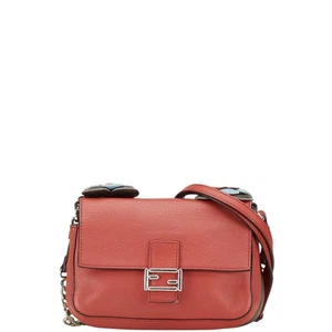 FENDI Double micro bucket Handbag Chain Shoulder Bag 8M0371 Women 【Used】 - Picture 1 of 11