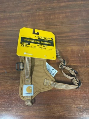 Carhartt Nylon Duck No Pull Dog Harness LARGE 26"-35" Chest Brown - Image 1 of 2