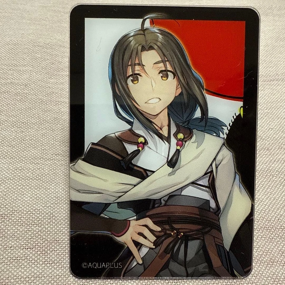 Utawarerumo drapeau perdu Hanafuda carte acrylique Haku Ver utilisé Japon 66n - Photo 1/1