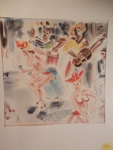 Paul Peters Aquarelldruck mit dem Titel "Cuban Band" - Bild 1 von 4