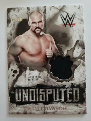 SCOTT DAWSON 2018 TOPPS UNDISPUTED RELIC CARD #'D 33/99. - Image 1 of 4