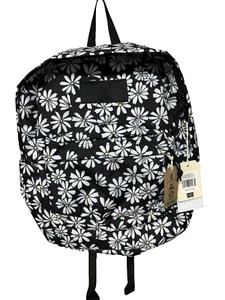 Mochila JanSport Superbreak Plus Punk Pansies Negra 2 Bolsillos Niñas - Imagen 1 de 8