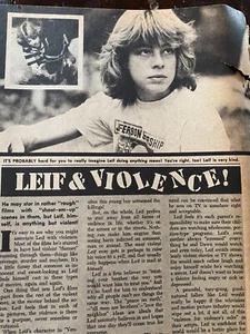 Leif Garrett, Full Page Vintage Clipping, aa - Picture 1 of 1