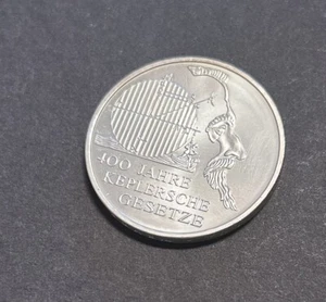10 Euro Silber 925 Gedenkmünzen 400 Jahre Keplersche Gesetze 2009 st Münze - Bild 1 von 2