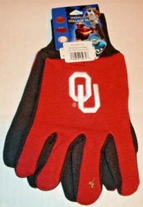 NCAA Oklahoma Sooners Utility Gloves Red w/ Black Palm McARTHUR - Picture 1 of 1