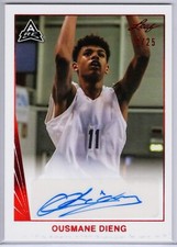 Ousmane Dieng 2021-22 Leaf Memories 1990 Base Auto Purple /25  #BA-OD1 Auto