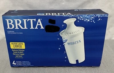 Brita Replacement Water Filters for Brita Water Pitchers and Dispensers - 4ct - Image 1 of 3