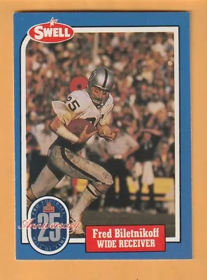Fred Biletnikoff Oakland Raiders 1988 Swell Greats #141 Florida State 10U - Image 1 of 2