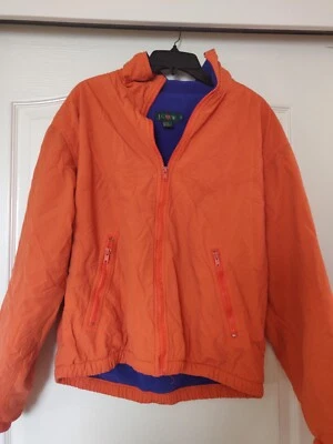 Chaqueta De Colección J Crew Naranja y Azul Talla M Hecha en EE. UU. Foto 1 de 4