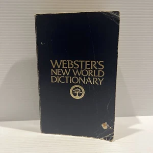 Websters New World Dictionary - Compact School Edition - Vintage Paperback 1977 - Picture 1 of 8