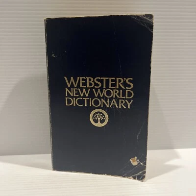 Websters New World Dictionary - Compact School Edition - Vintage Paperback 1977 - Image 1 of 4