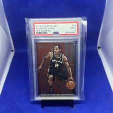 2012-13 Panini Select Hot Rookies Kawhi Leonard #34 PSA 9 MINT Rookie RC
