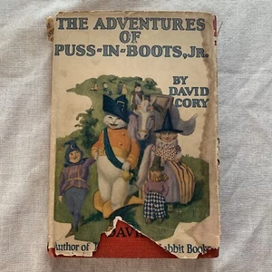 Vintage The Adventures Of Puss In Boots Jr. Hardcover 1917 - Picture 1 of 19
