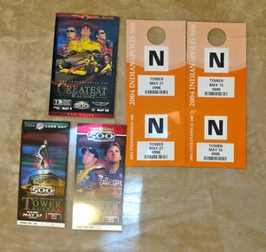 Memorabilia oficial Indy 500 2004 guía de fans tix Carb & Qual Days pases de estacionamiento - Imagen 1 de 1