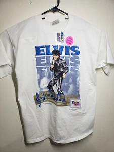 Camiseta Vintage Nueva con Etiquetas Tono Táctil ELVIS PRESLEY Para Hombre Talla XL Nueva Con Etiquetas - Perro Sabueso - Imagen 1 de 9