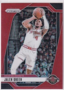2024-25 Panini Prizm NBA No. 102 Jalen Green Red Prizm 30/299 - Picture 1 of 2