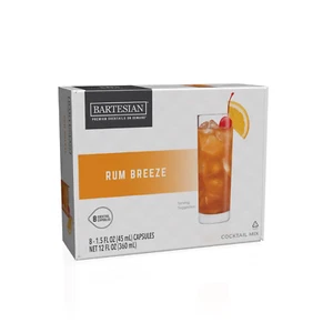 Rum Breeze Cocktail Mixer Capsules, Pack of 8 Cocktail Capsules, for Bartesian - Picture 1 of 12