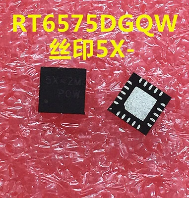 1pcs New RT6575DGQW RT6575 5X=1J 5X=1E 5X=2K 5X=3K 5X=xx QFN20 QFN-20 Ic Chips - Image 1 of 2