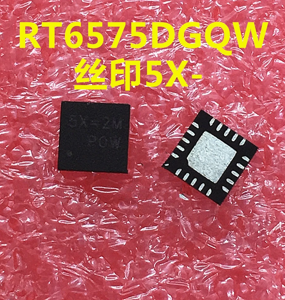1pcs New RT6575DGQW RT6575 5X=1J 5X=1E 5X=2K 5X=3K 5X=xx QFN20 QFN-20 Ic Chips - Image 1 of 2