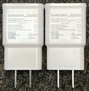 Genuine Samsung Adaptive Fast Charging Travel/Wall Charger EP-TA200 (2pack) - Picture 1 of 5
