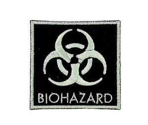 Biohazard Patch Patches Backpack Zombie Outbreak Biker Motorcycle - Picture 1 of 1