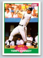 1989 Score Rookie & Traded Terry Kennedy San Francisco Giants #30T