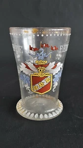 Wappenglas bez. "BAR-DE-REDERN 1645" Fritz Heckert Petersdorf  um 1885 - Bild 1 von 5