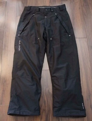 Salomon Pants Snowboard Ski Black Size M / 34x30  **hDG0205p - Image 1 of 4