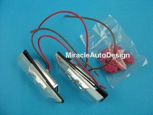 2 PCS LED Crystal Lens Side Marker Lamps (Left + Right) For 1999-2005 BMW E53 X5 - Picture 1 of 3