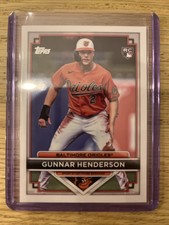 2023 Topps Flagship Collection Gunnar Henderson RC Orioles Card #25