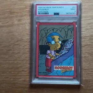 1994 SKYBOX SIMPSONS II #B1 Houseboy Milhouse PSA 9 MINT - Picture 1 of 7