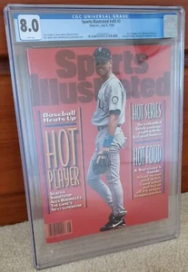 CGC 8.0 Sports Illustrated Alex Rodriguez 1996 Mariners Yankees Newsstand - Picture 1 of 2