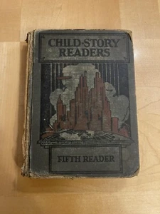 Vintage Lesebuch 5. FÜNFTER LESER Einzimmer Schule Lehrer Grundschule 1930er - Bild 1 von 10