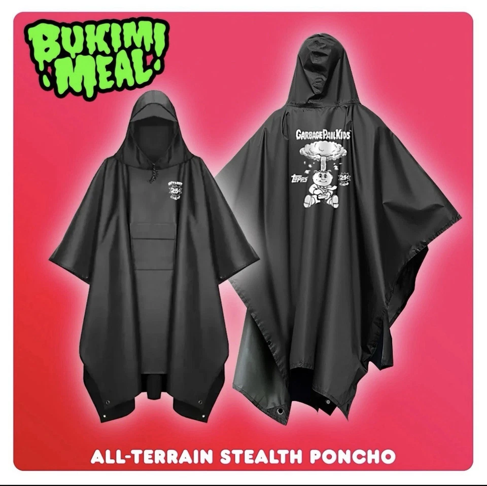 Poncho GPK Get A Grip exclusivo Gross Con Adam Bomb cubo de basura niños NUEVO Foto 1 de 1