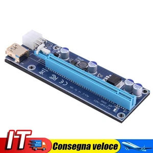 60cm PCI-E Riser1 X 16X PCI-E USB3.0 009S Adapter Card Cable for BTC Miner - Afbeelding 1 van 3