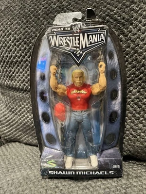 Jakks 2005 WWE Road to Wrestlemania Series 1 Figure Shawn Michaels as Hulk Hogan - Image 1 of 4