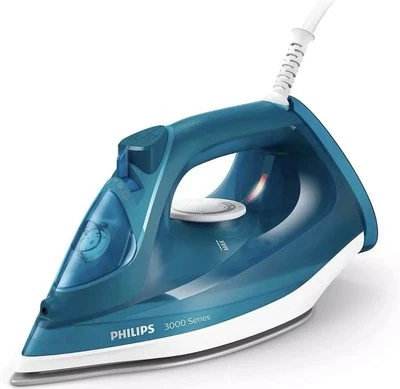 Philips Perfect Care 3000 Series Steam Iron 2600W 200g Steam - Blue (DST3040/79) - Image 1 of 4