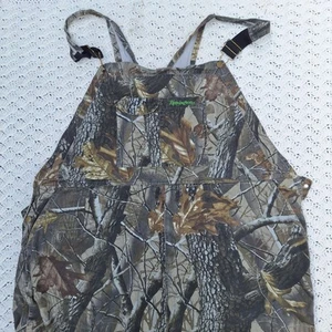 Remington Mens RealTree Hardwoods Camo Hunting Bibs Overalls - 3XL - Picture 1 of 12
