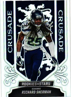 2023 Panini Rookies & Stars #CR-28 Richard Sherman Crusade Silver - Image 1 of 2