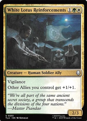 White Lotus Reinforcements 251 Avatar The Last Airbender MTG 002029 - Image 1 of 2