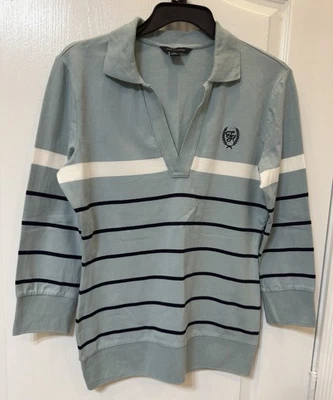 Cárdigan Tommy Hilfiger Mujer Suéter Verde Suave Rayas. Talla de tracción: S/P  Foto 1 de 4