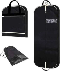 54" Garment Bag with Extra Large Pockets for Travel, Gusseted Suit Cover Mens... - Picture 1 of 7