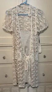 Johnny Was 4 Love And Liberty Crochet Cover-up With Slip Dress S - Picture 1 of 4