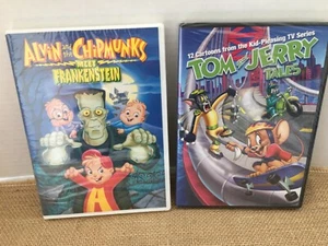 New unopened Childrens DVD's Alvin and the Chipmunks & Tom & Jerry - Picture 1 of 4