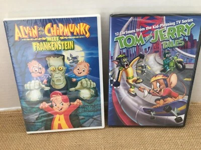 New unopened Childrens DVD's Alvin and the Chipmunks & Tom & Jerry - Image 1 of 4