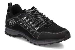 Men's Fila Evergrand TR 21.5 Trail Running Black 1JM01574-010 - Picture 1 of 6