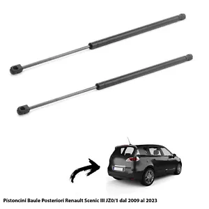 2 MOLLE A GAS PISTONI PORTELLONE BAGAGLI X RENAULT SCENIC III JZ0/1 dal 2009 - Foto 1 di 1