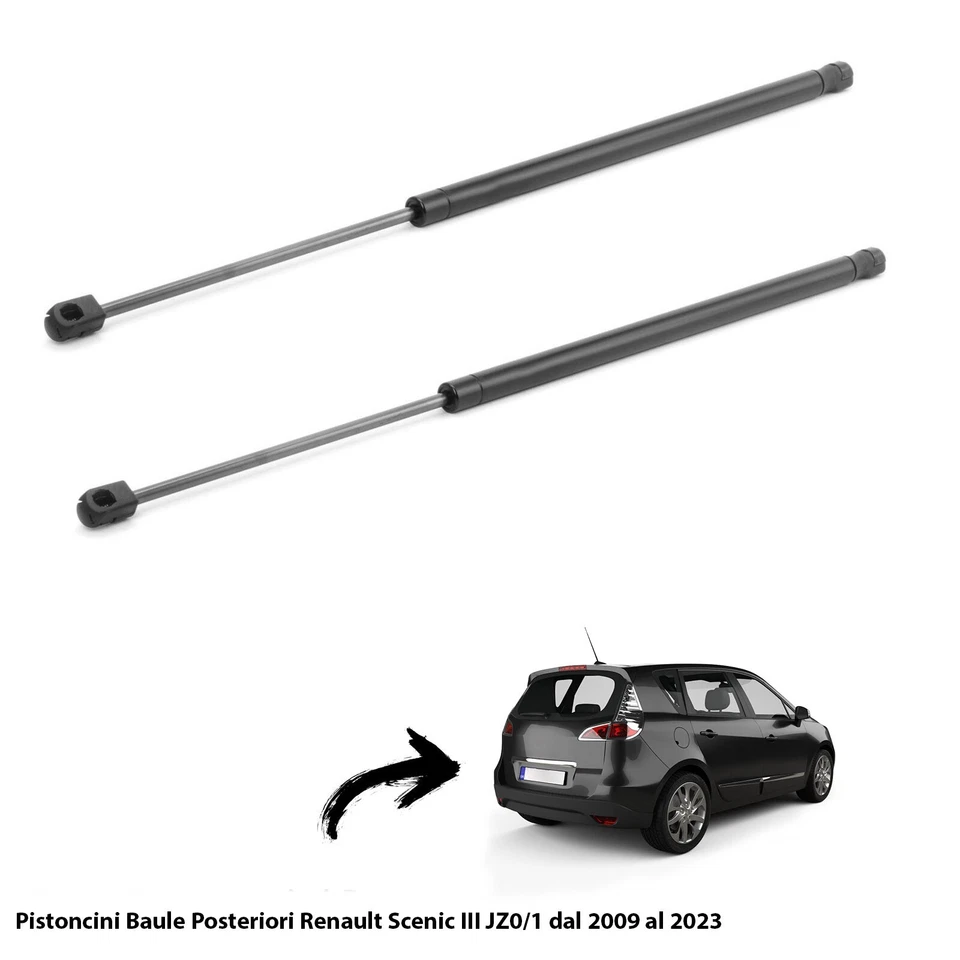 2 MOLLE  A GAS PISTONI  PORTELLONE BAGAGLI X RENAULT SCENIC III JZ0/1 dal 2009 - Immagine 1 di 1